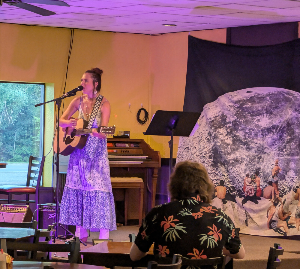 Sumner performing