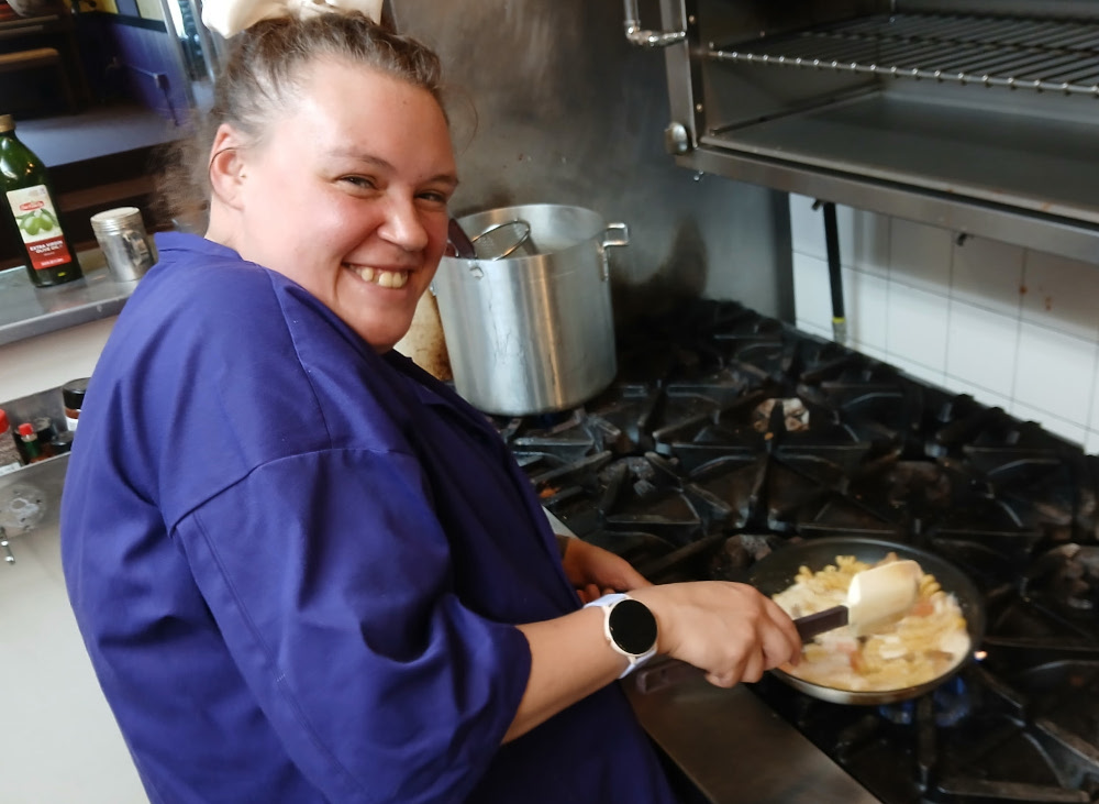 Melissa cooks it up